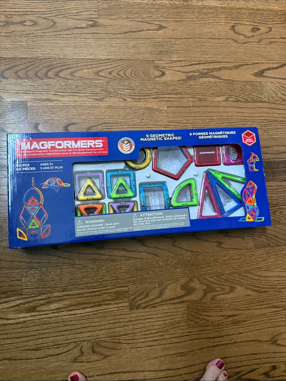 Magformers Magnetic Building Set - Multicolor Geometric Shapes